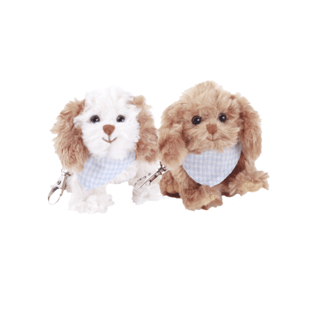 kharma e buddylina cagnolini di peluche portachiavi ciondoli borsa bukowski