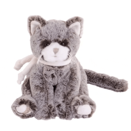 kitty gattino di peluche grigio sfumature nere bukowski design ab 25cm