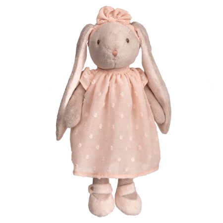 lenka coniglietta di peluche con vestito in pizzo rosa bukowski design ab 30cm