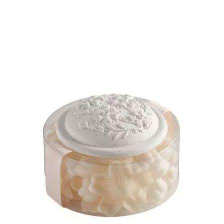 cofanetto idea regalo fogli di sapone fiore fragranza rosa mathilde m