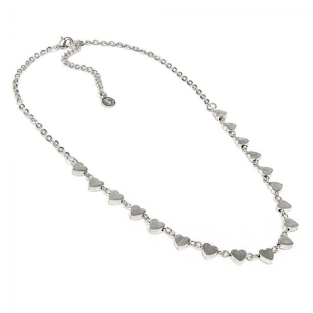 collana catena e cuori placcata argento vestopazzo