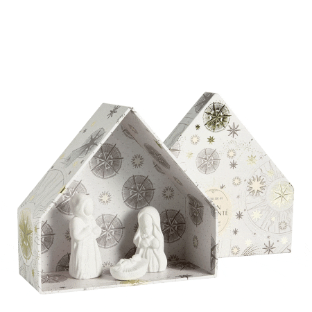 cofanetto regalo presepe con gessetti profumati sapin enchantè mathilde m