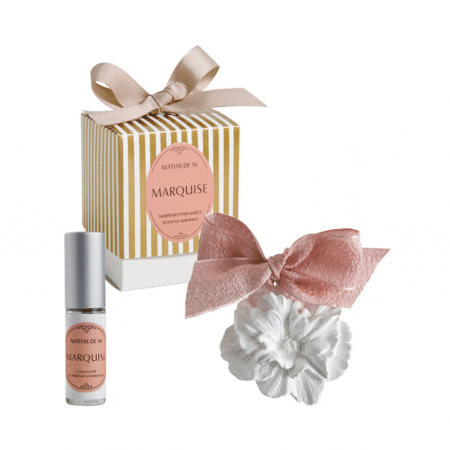cofanetto regalo fragranze profumate marquise mathilde m gessetto e ricarica