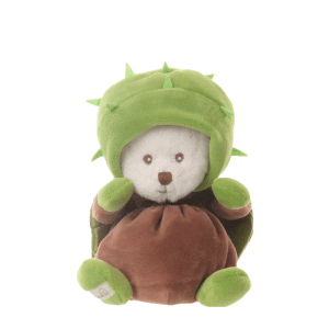 ziggy Chestnut orsacchiotto di peluche bianco vestito da cactus bukowski design