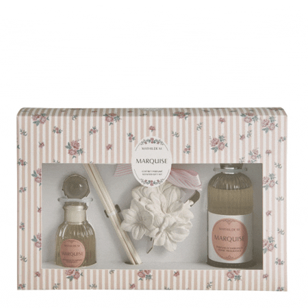 cofanetto regalo profumato mathilde m marquise diffusore gessetto e spray