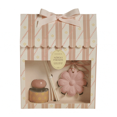 cofanetto regalo ambiente diffusore 40ml gessetto paradiso del neroli mathilde m