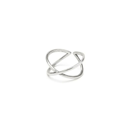 anello croce placcato argento regolabile vestopazzo