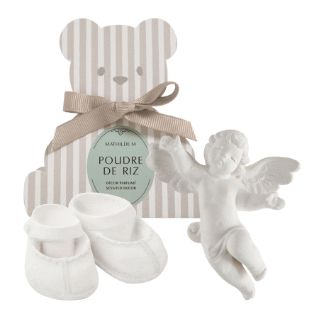 cofanetto regalo orsetto profumato con gessetti poudre de riz mathilde m