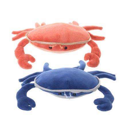 jacques e claude granchi di peluche rosso e blu bukowski design ab 15cm