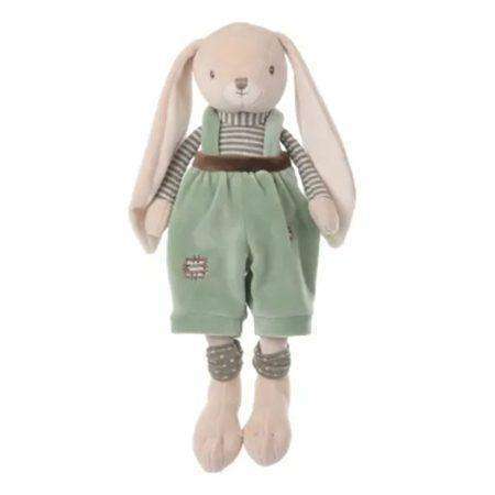 bunny brother coniglietto di peluche salopette verde bukowski design 30cm