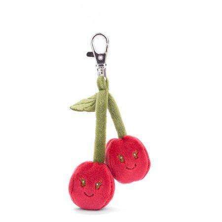cherry portachiavi ciondolo da borsa ciliegia 10cm bukowski design ab