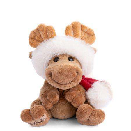 baby benny x-mas renna peluche marrone con vestito di natale bukowski design ab