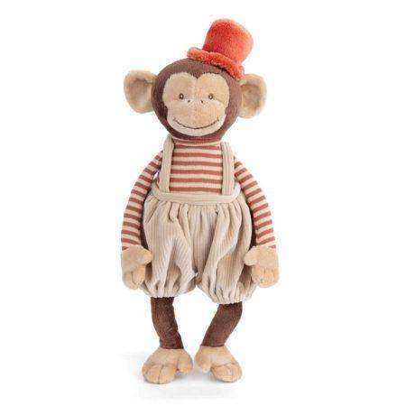 winston scimmia di peluche marrone con salopette beige bukowski design ab 25cm