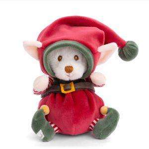 ziggy orsetto peluche aiutante di babbo natale rosso bukowski design ab 15cm