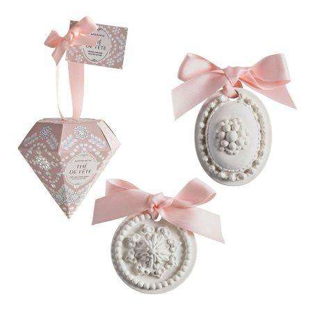 cofanetto regalo profumato ambiente diamante con gessetti profumati the de fete