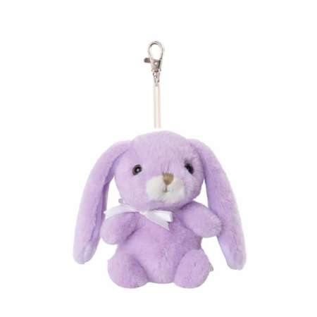 portachiavi coniglietto di peluche lilla bouncy bunny 12cm bukowski